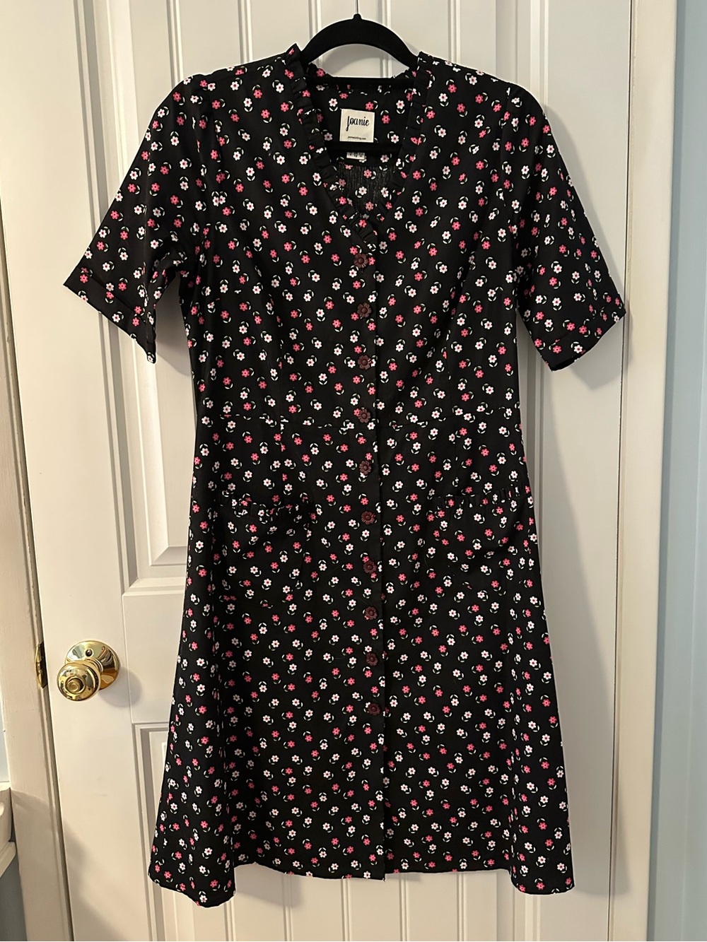 Joanie Ditsy Floral Midi A-Line Dress Size 8 US